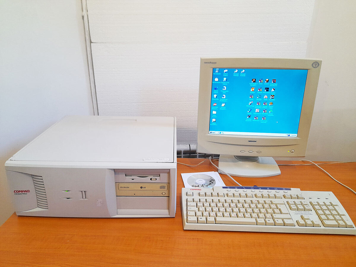 Vintage Gaming COMPAQ Deskpro EP 6400 64MB Computer, Windows 98SE, MS-DOS - Image 2