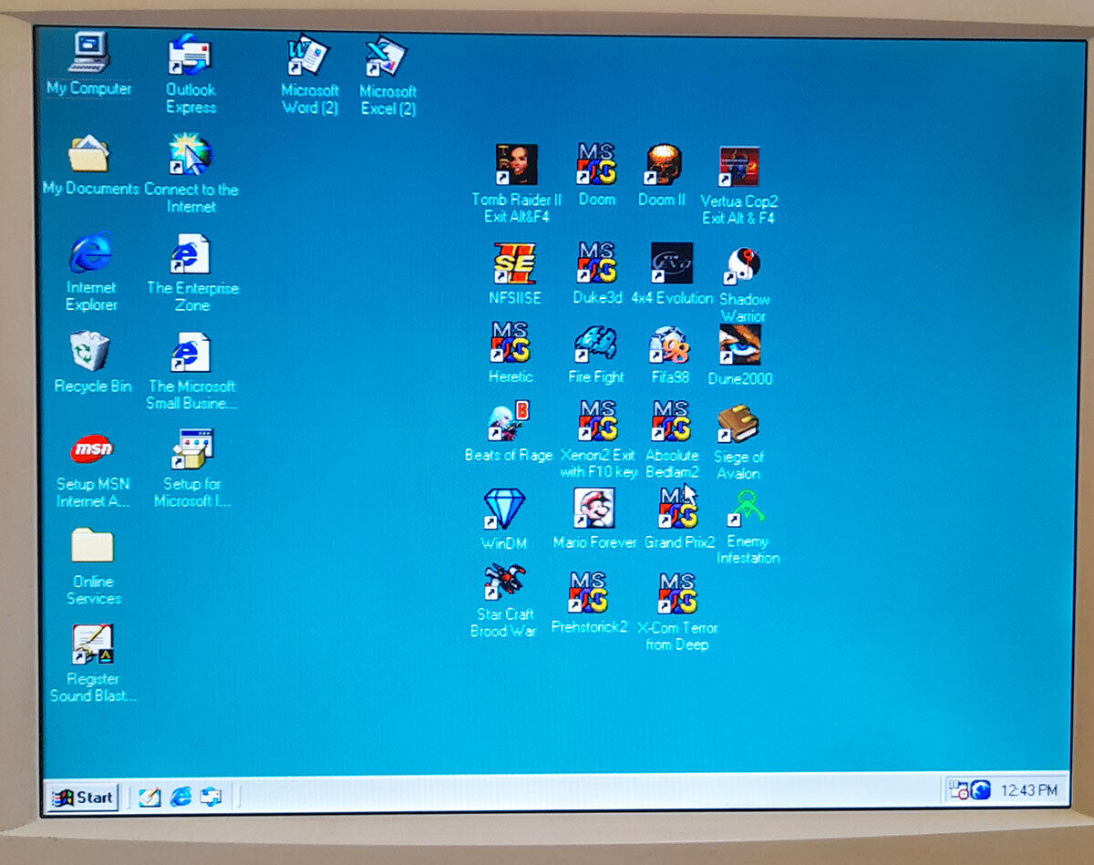 Vintage Gaming COMPAQ Deskpro EP 6400 64MB Computer, Windows 98SE, MS-DOS - Image 4