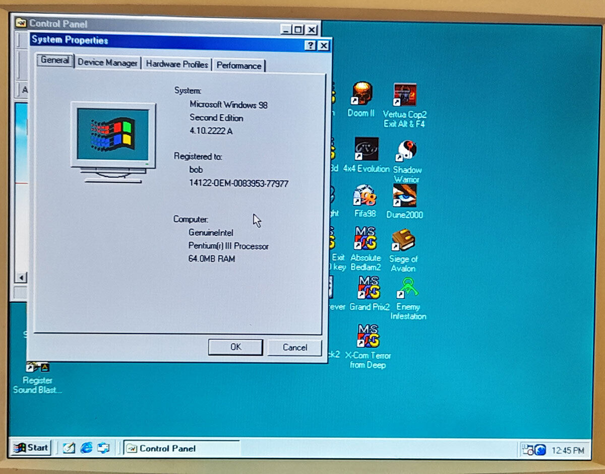 Vintage Gaming COMPAQ Deskpro EP 6400 64MB Computer, Windows 98SE, MS-DOS - Image 7