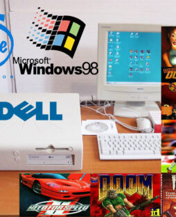 Vintage Gaming DELL GXi Computer Pentium 200Mhz, 32MB, Windows 98SE, MS-DOS
