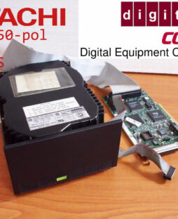VINTAGE HDD HITACHI SCSI 50-PIN 5.25" DK514C-38 HARD DRIVE from DEC QBUS PDP-11