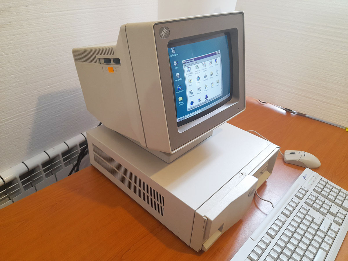 Vintage ISA IBM330-75 Pentium 75MHz Socket 5, Windows 95, MS-DOS