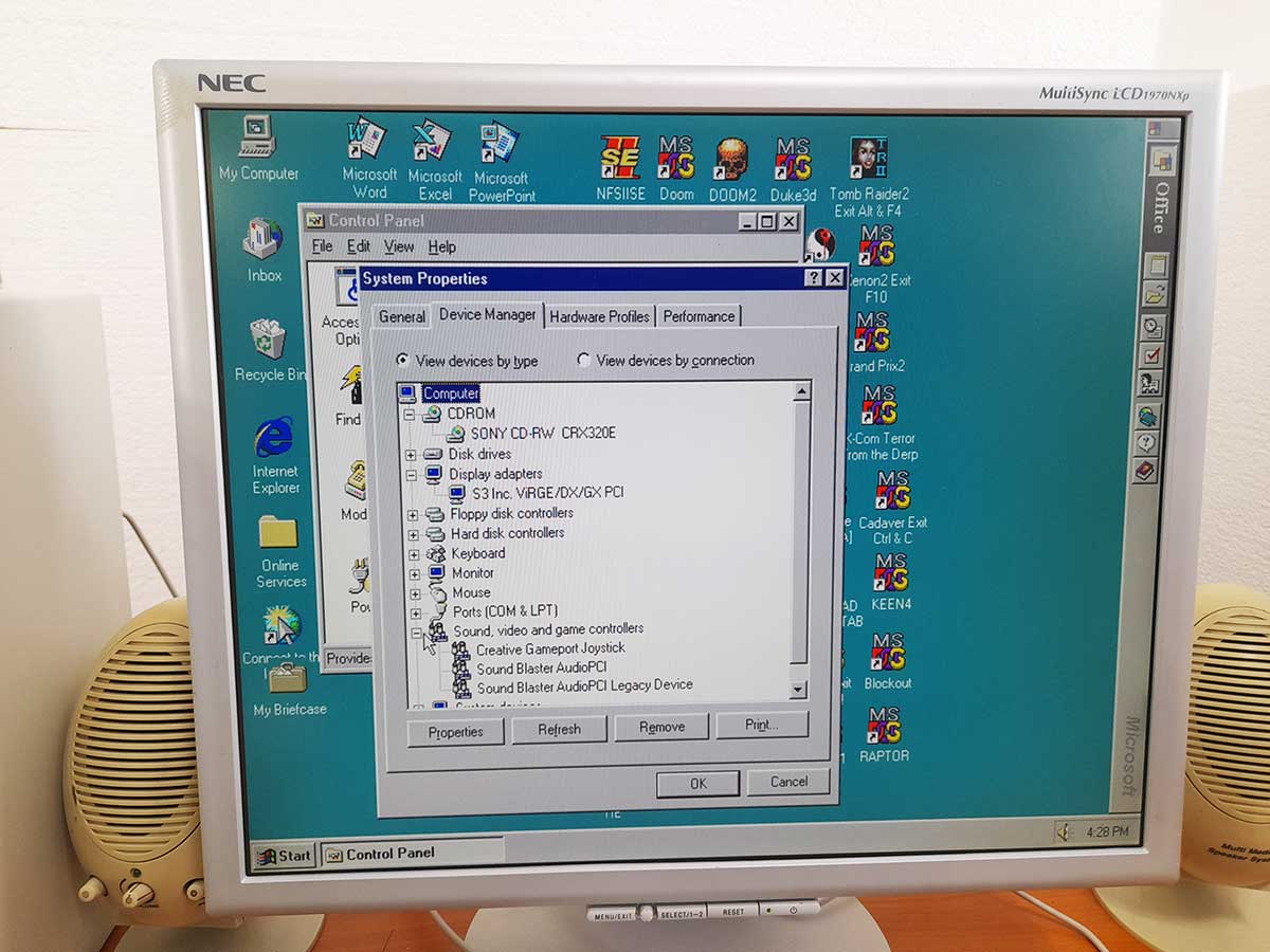 Vintage Gaming Pentium MMX 166MHz, ISA Slot, Windows 95, MS-DOS, 41 Games - Image 9